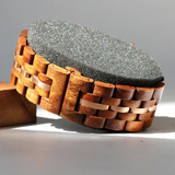 22mm Koa Link Watch Band - Rose Gold