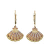 Sapphire Sunrise Shell Earrings