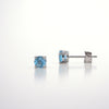 14k White Gold Swiss Blue Topa