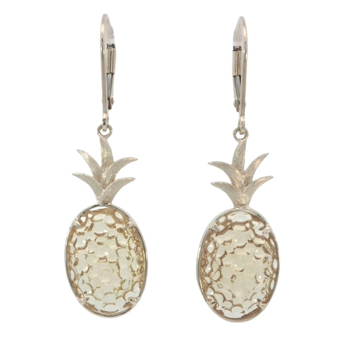 Citrine Pineapple Earrings