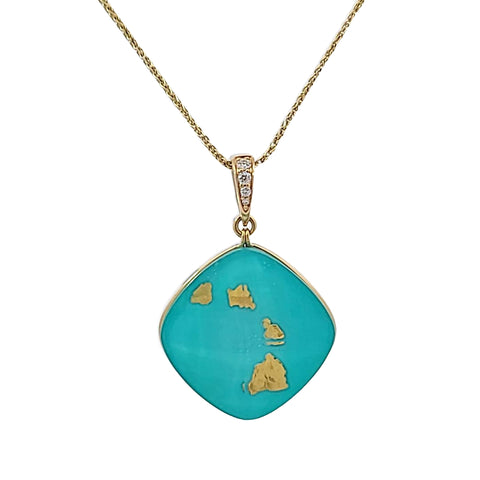 Treasure Island Pendant with Diamonds