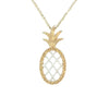 Pineapple Pendant in Yellow Gold - Large