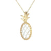 Pineapple Pendant in Yellow Gold - Large