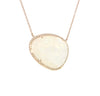Moonstone Necklace in Rose Gold