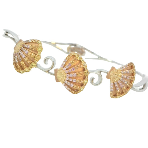 Sapphire Sunrise Shells Bracelet