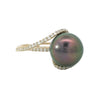 14K Yellow Gold Cultured Tahit