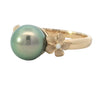 14k Yellow Gold Plumeria Ring