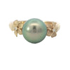 14k Yellow Gold Plumeria Ring