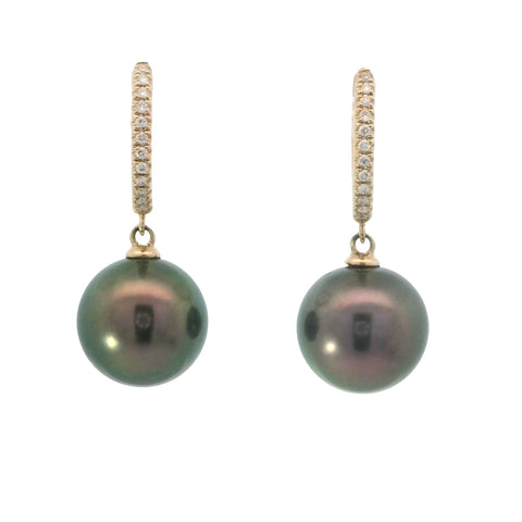 14k Yellow Gold Cultured Tahit