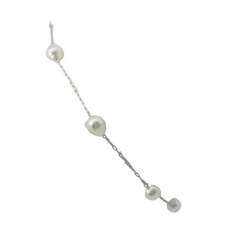 White Gold Akoya Pearl Bracelet