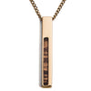 Koa "Strength" Wood Bar Pendan