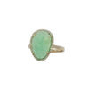 Chrysoprase Ring in Yellow Gold