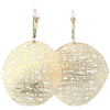 Medium Circle Earring in Yellow Gold