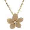 20mm Plumeria Enhancer Pendant in Yellow Gold