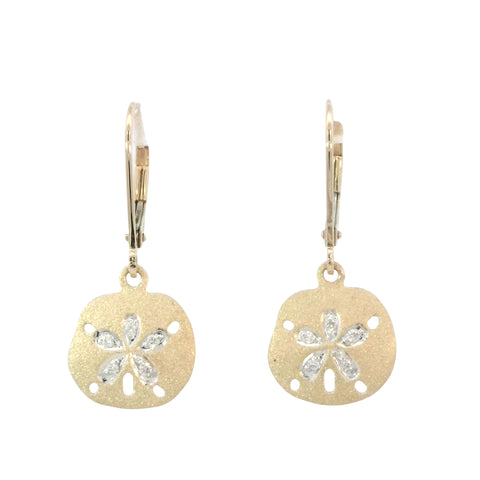 Sand Dollar Drop Earrings