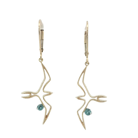 Iwa Bird Dangle Earrings