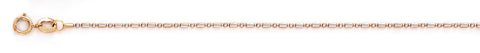 Bead and Bar Chan in Two Tone Gold - 18
