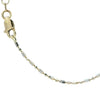 Bead and Bar Chan in Two Tone Gold - 18"