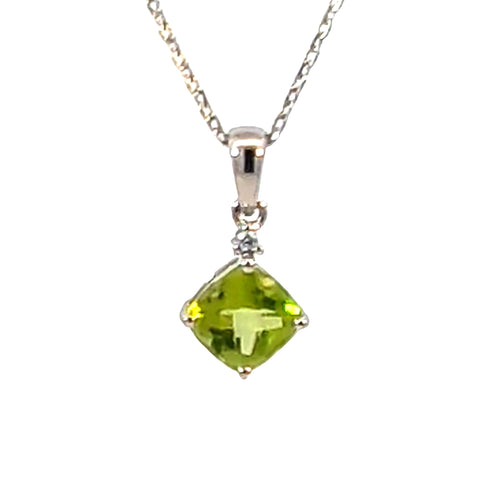 Sterling Silver Peridot Neckla