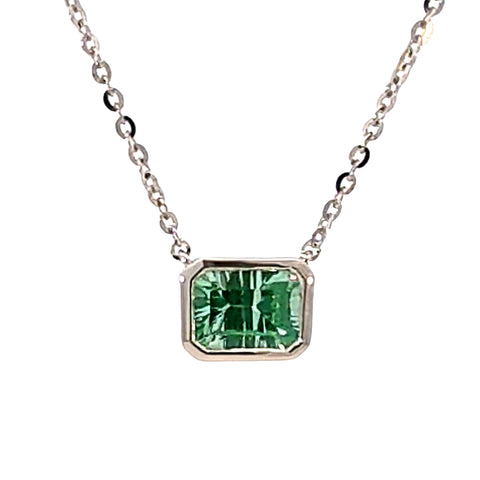 Sterling Silver Lab Grown Gree