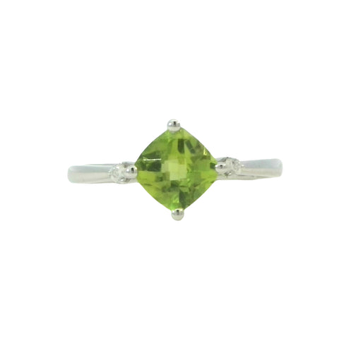 Sterling Silver Peridot Ring w