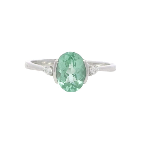 Sterling Silver Lab Grown Gree