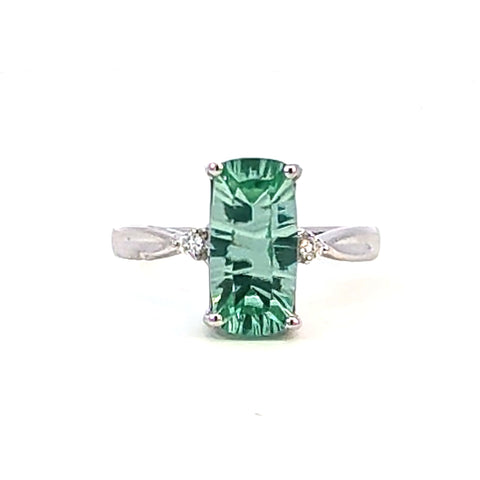 Sterling Silver Lab Grown Gree