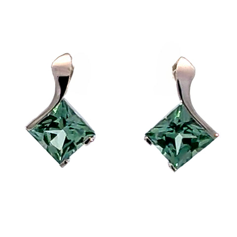 Sterling Silver Lab Grown Gree