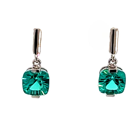 Sterling Silver Lab Grown Teal