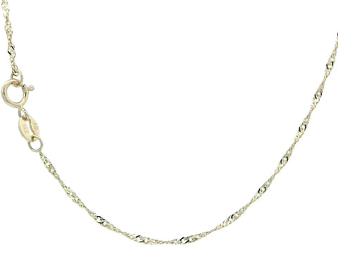 Singapore Chain in Yellow Gold