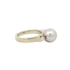 Golden South Sea Pearl and Diamond Ring