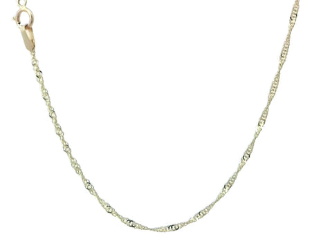 Singapore Chain in Yellow Gold