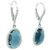 London Blue Topaz Drop Earrings