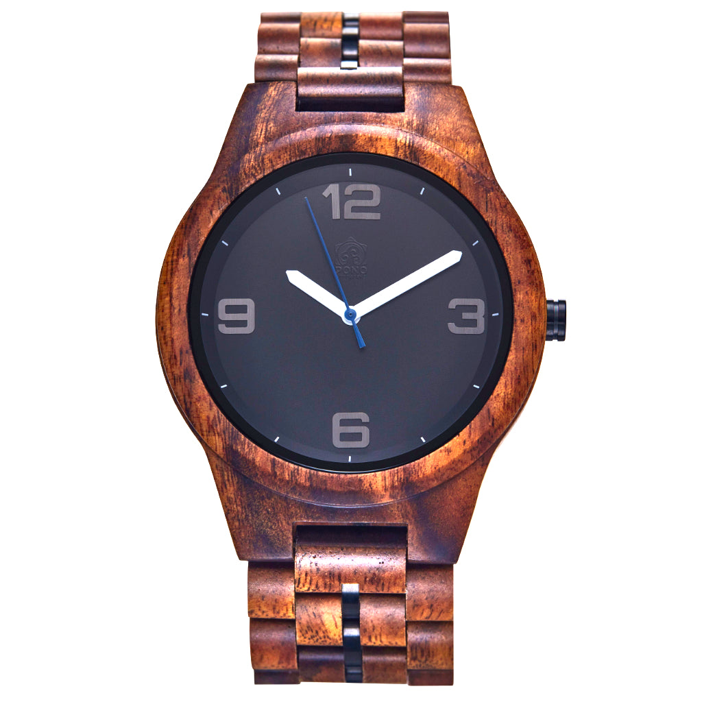 Koa Solid Wood Watch