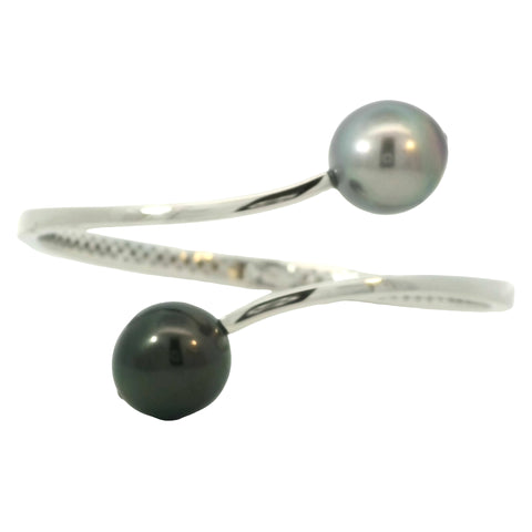Tahitian Pearl Hinged Bracelet