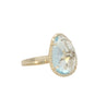 Sky Blue Topaz Ring in Yellow Gold