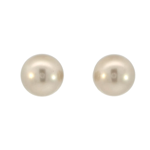 Golden South Sea Stud Earrings