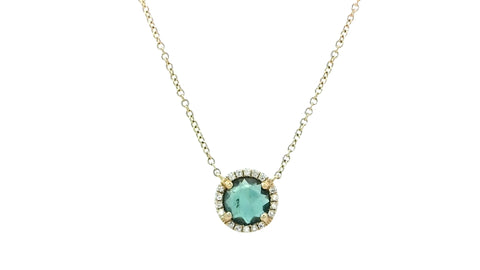 Tourmaline Necklace in Yellow Gold
