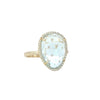 Sky Blue Topaz Ring in Yellow Gold