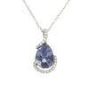 Tanzanite and Diamonds Pendant