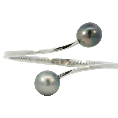 Tahitian Pearl Hinged Bracelet