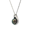 Tahitian Pearl Pendant in White Gold