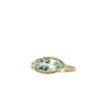 Sky Blue Topaz Ring in Yellow Gold