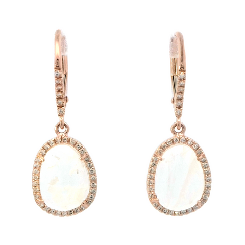 Moonstone Drop Earrings