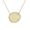 Opal and Diamonds Necklace