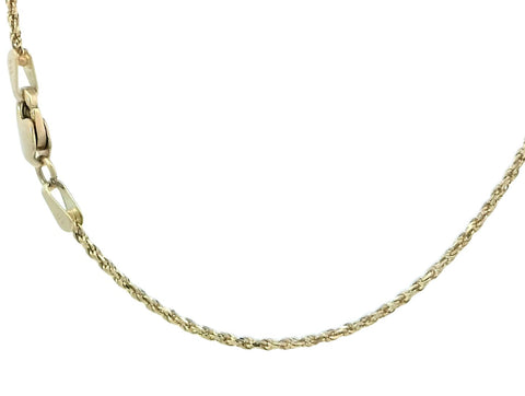 Rope Chain in Yellow Gold
