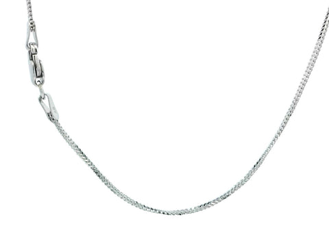 White Gold Singapore Foxtail Chain