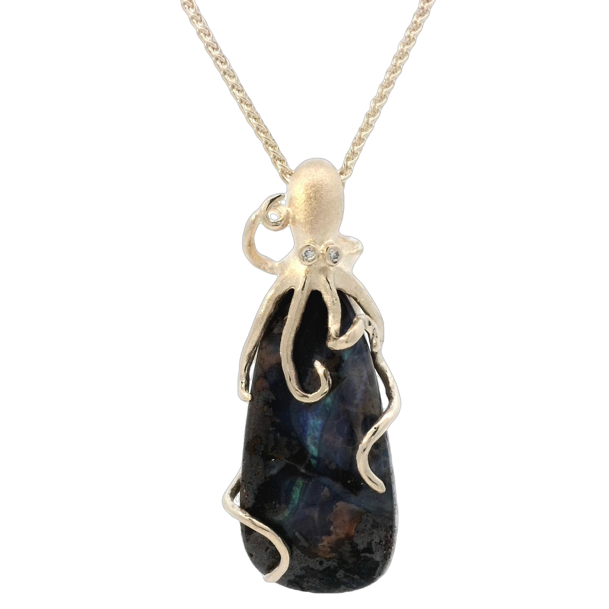 Octopus with Boulder Opal