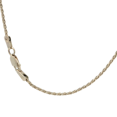 Round Wheat Chain in Yellow Gold - 16