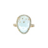 Sky Blue Topaz Ring in Yellow Gold
